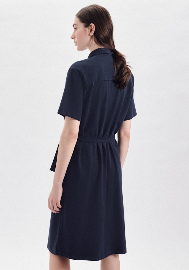 Collar Dress in Dark Blue | Seidensticker Onlineshop