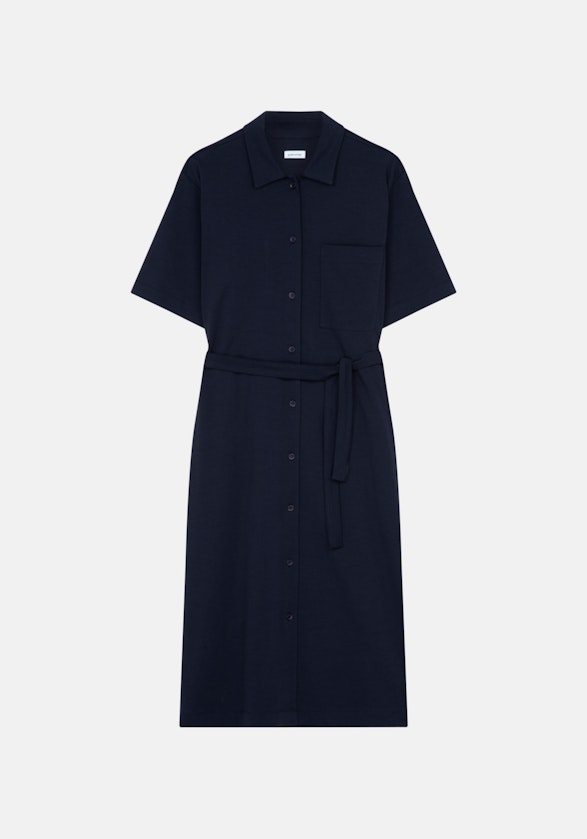 Robe Regular Manche Courte in Bleu Foncé |  Seidensticker Onlineshop