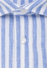Slim Leinenhemd Streifen in Hellblau |  Seidensticker Onlineshop