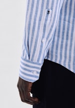 Slim Chemise en lin A Rayures in Bleu Clair |  Seidensticker Onlineshop