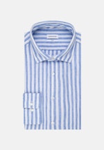 Slim Chemise en lin A Rayures in Bleu Clair |  Seidensticker Onlineshop