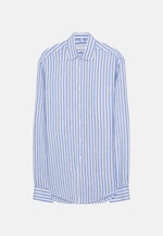 Linen shirt in Slim with Kent-Collar in Light Blue |  Seidensticker Onlineshop