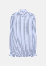 Slim Chemise en lin A Rayures in Bleu Clair |  Seidensticker Onlineshop