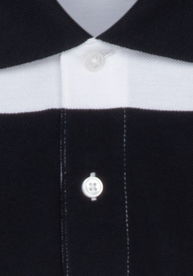 Kraag Polo-Shirt in Donkerblauw |  Seidensticker Onlineshop