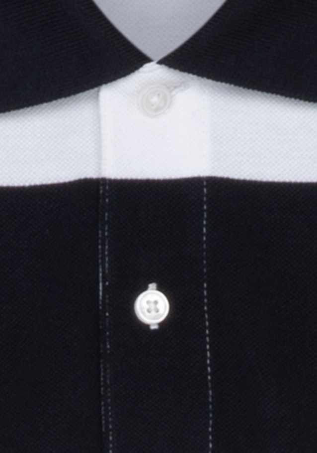 Kragen Polo-Shirt Regular in Dunkelblau |  Seidensticker Onlineshop