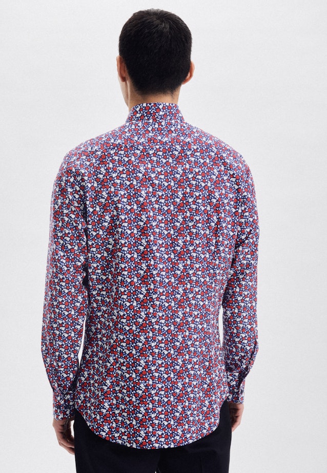 Shaped Business shirt Print in Red |  Seidensticker Onlineshop