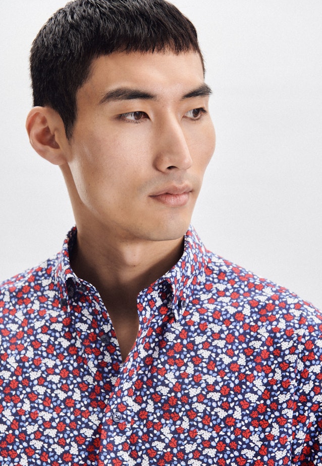 Shaped Business shirt Print in Red |  Seidensticker Onlineshop