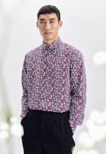 Shaped Business shirt Print in Red |  Seidensticker Onlineshop