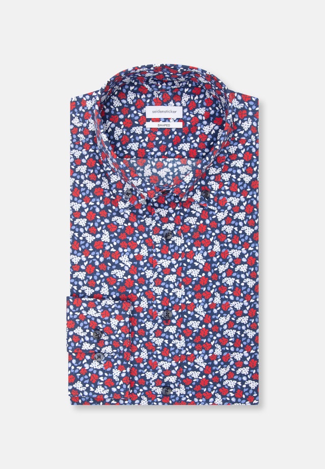 Shaped Business shirt Print in Red |  Seidensticker Onlineshop