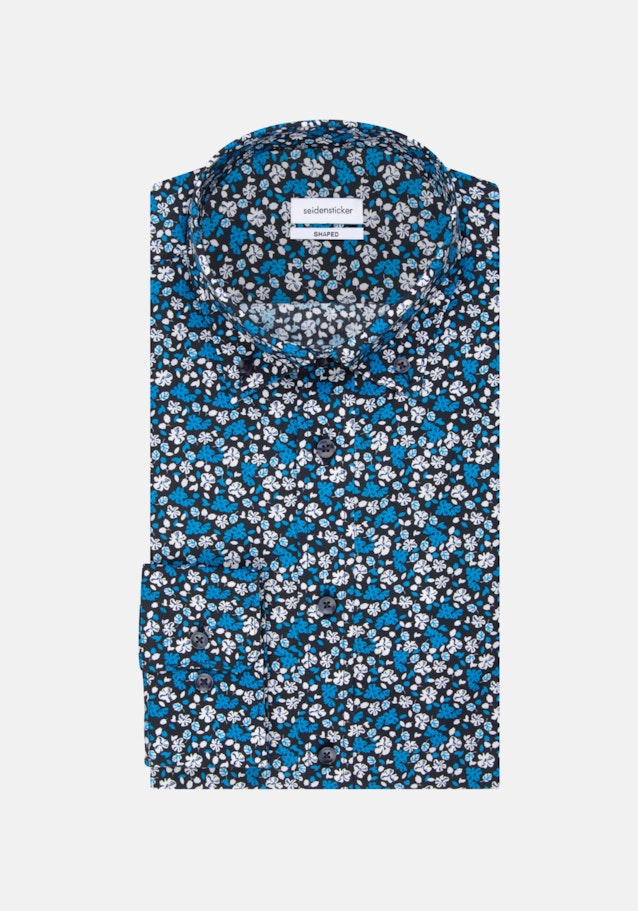 Business Shirt in Shaped with Button-Down-Collar in Turquoise |  Seidensticker Onlineshop