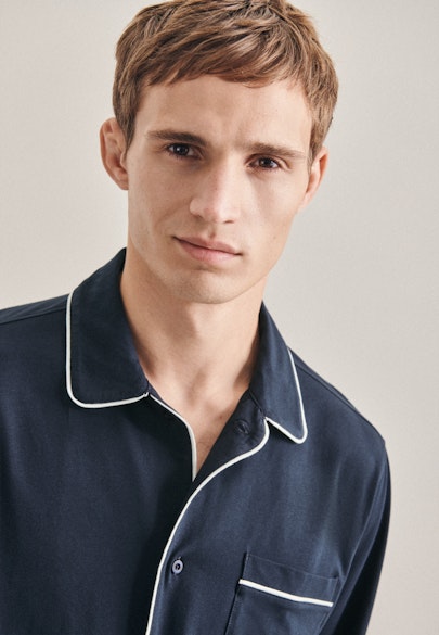 Pyjamas Uni in Dark Blue |  Seidensticker Onlineshop