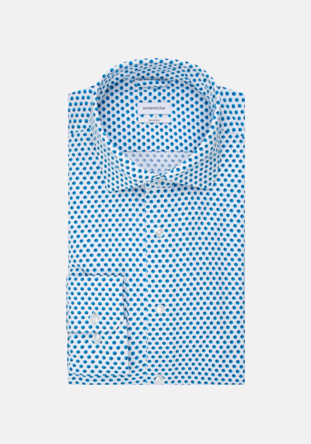 Performance shirt in Shaped with Kent-Collar in Turquoise |  Seidensticker Onlineshop