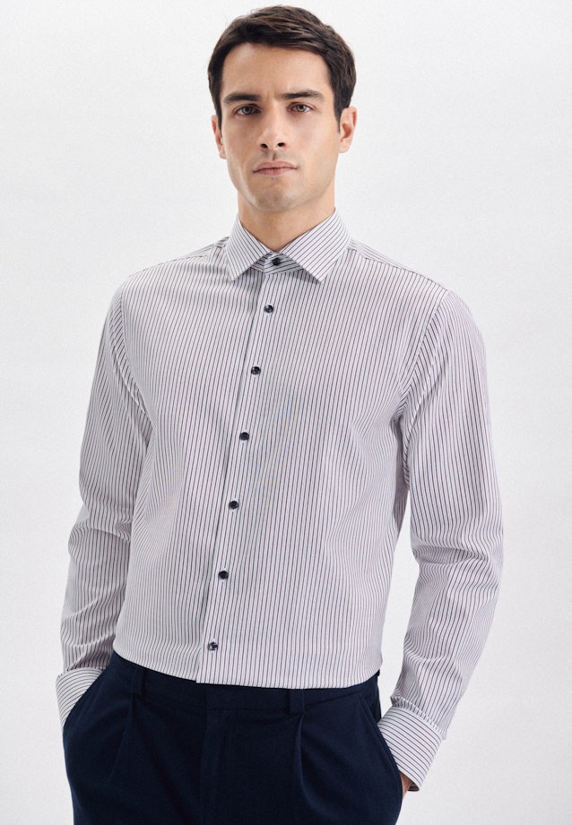 Non-iron Twill Business Shirt in Shaped with Kent-Collar in Red |  Seidensticker Onlineshop
