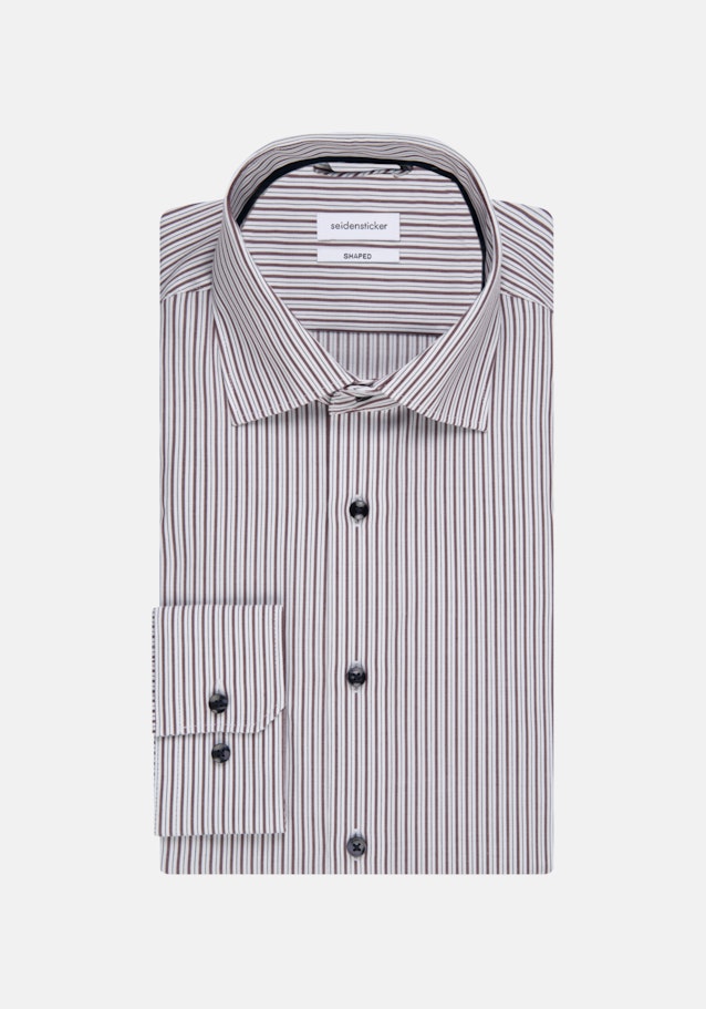 Non-iron Twill Business Shirt in Shaped with Kent-Collar in Red |  Seidensticker Onlineshop