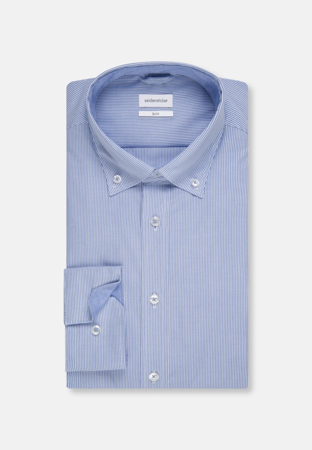 Slim Business Hemd Streifen in Hellblau |  Seidensticker Onlineshop