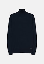 Pull-Over Regular Manche Longue in Bleu Foncé |  Seidensticker Onlineshop