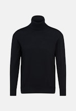 Polo neck Pullover in Black |  Seidensticker Onlineshop