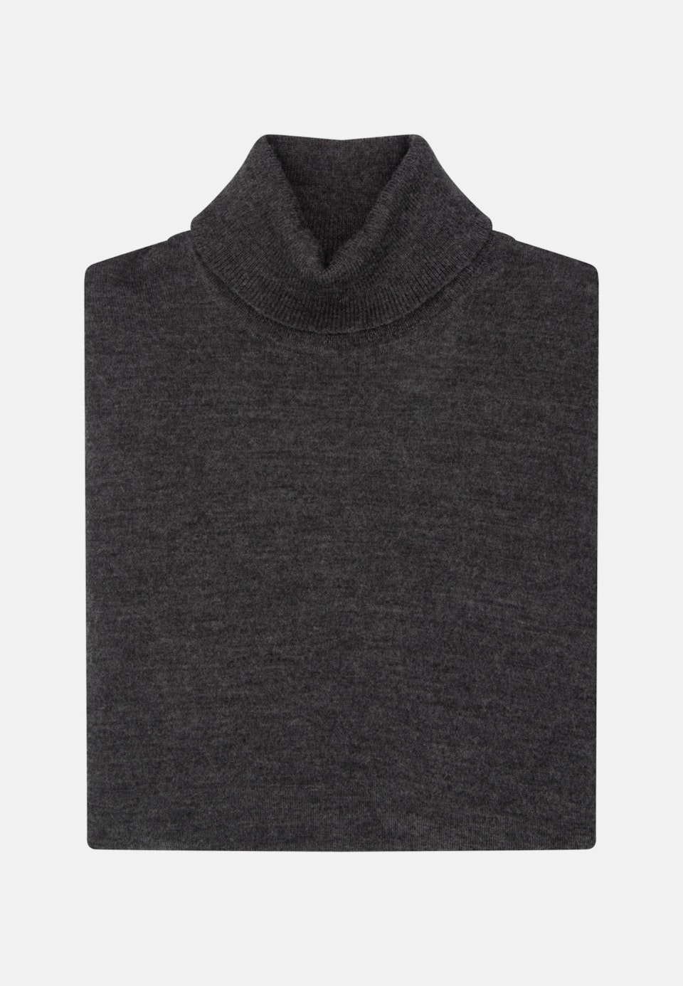 Rollkragen Pullover Regular fit 100% Wolle in Grau | Seidensticker Onlineshop