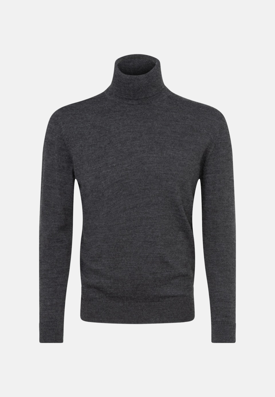 Rollkragen Pullover Regular fit 100% Wolle in Grau |  Seidensticker Onlineshop