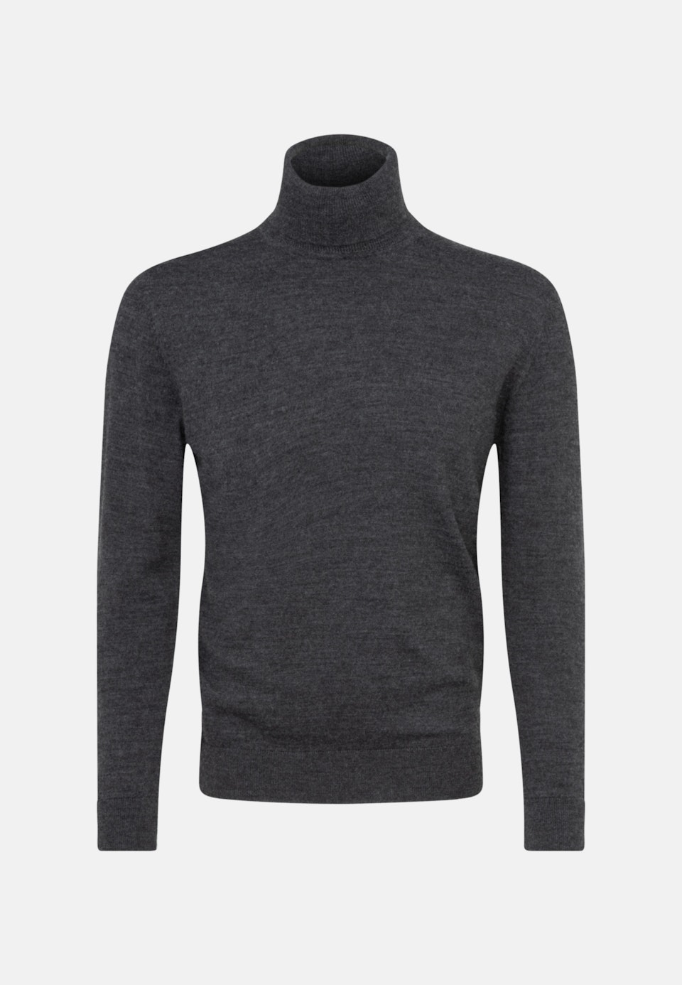 Rollkragen Pullover Regular fit 100% Wolle in Grau | Seidensticker Onlineshop
