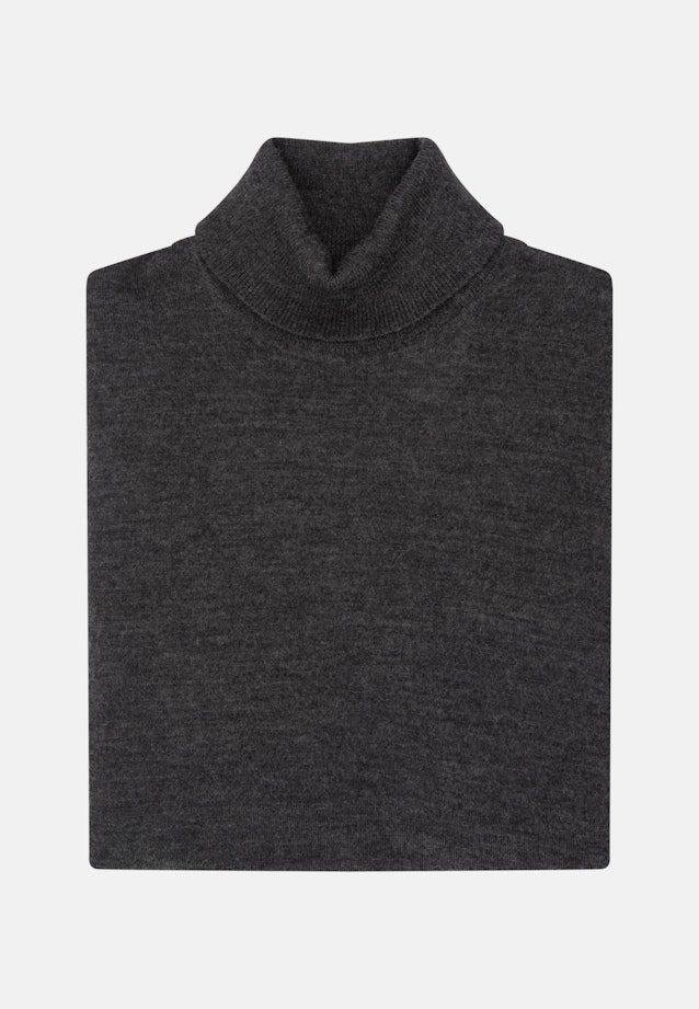 Polo neck Pullover in Grey |  Seidensticker Onlineshop