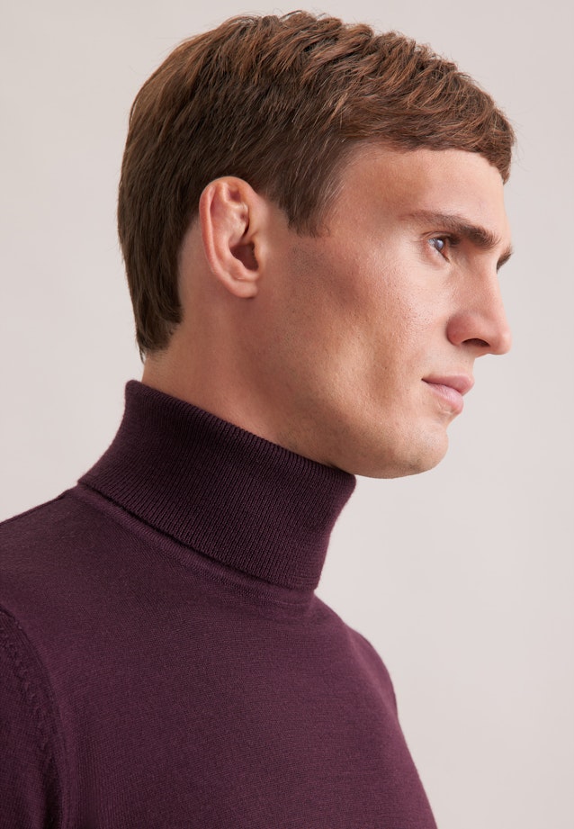 Regular Pullover Uni in Rot |  Seidensticker Onlineshop