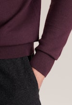 Regular Pullover Uni in Rot |  Seidensticker Onlineshop