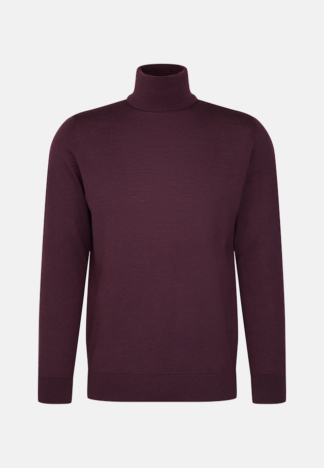 Regular Pullover Uni in Rot |  Seidensticker Onlineshop