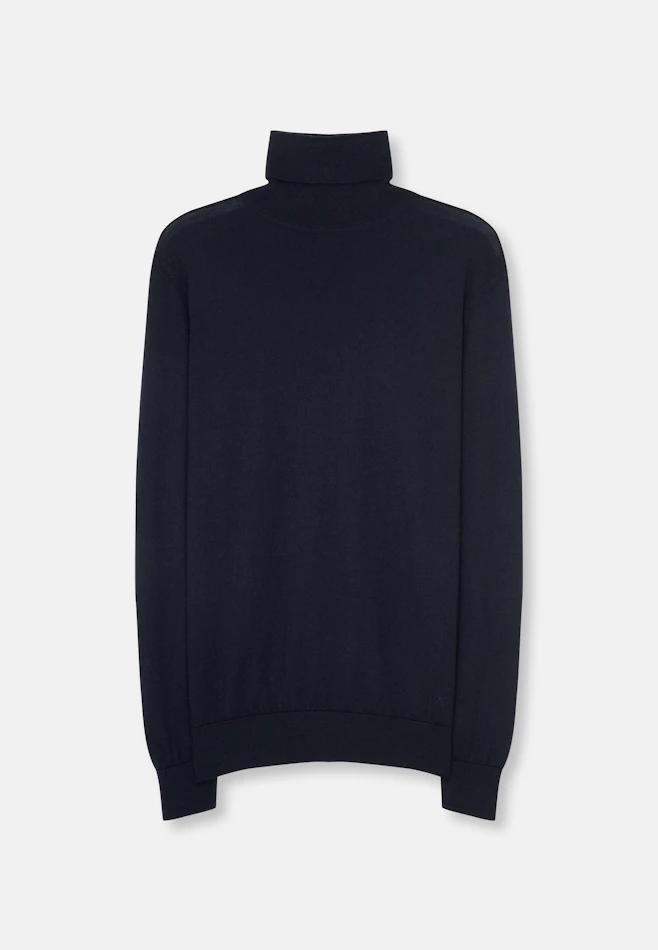 Regular Pullover Uni in Dunkelblau | Seidensticker Onlineshop