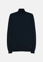 Rollkragen Pullover  , Uni in Dunkelblau |  Seidensticker Onlineshop
