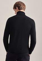 Regular Pullover Uni in Schwarz |  Seidensticker Onlineshop