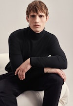 Regular Pull-over Uni in Noir |  Seidensticker Onlineshop