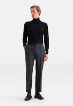 Regular Pullover Uni in Schwarz |  Seidensticker Onlineshop