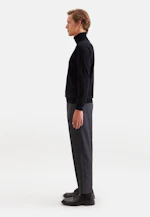 Regular Pullover Uni in Schwarz |  Seidensticker Onlineshop