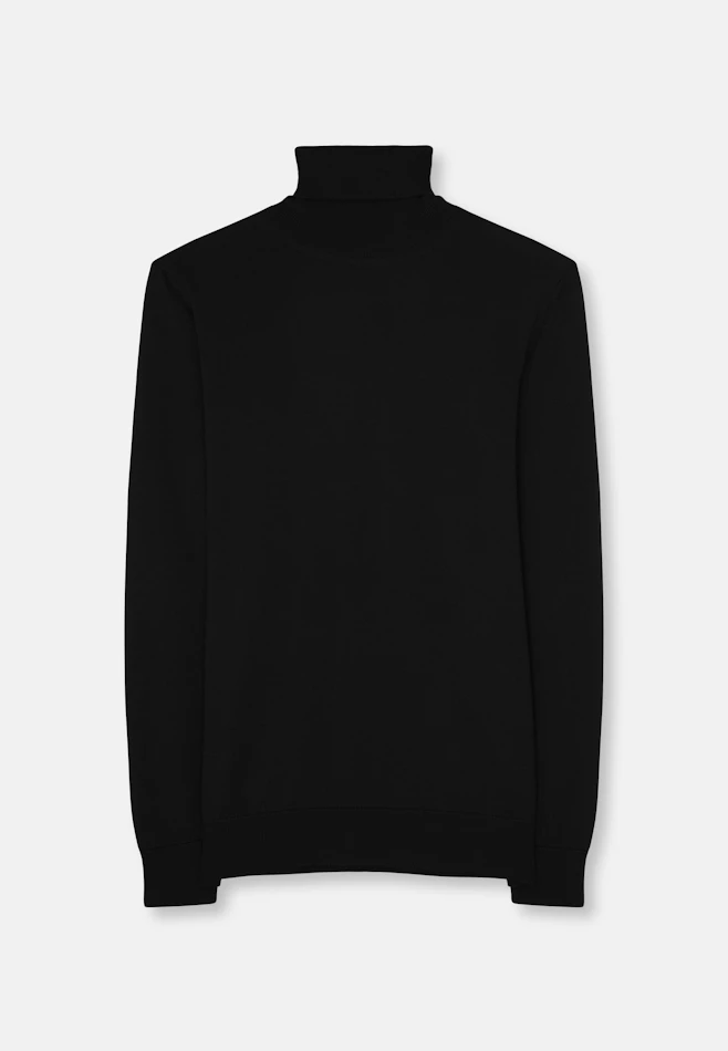 Regular Pullover Uni in Schwarz | Seidensticker Onlineshop