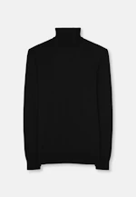 Regular Pullover Uni in Schwarz |  Seidensticker Onlineshop