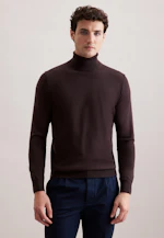 Regular Pull-over Uni in Marron |  Seidensticker Onlineshop