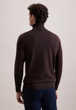 Regular Pullover Uni in Braun |  Seidensticker Onlineshop