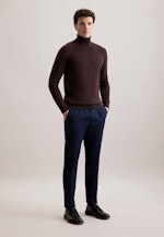 Regular Pullover Uni in Braun |  Seidensticker Onlineshop