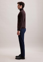 Regular Pullover Uni in Braun |  Seidensticker Onlineshop