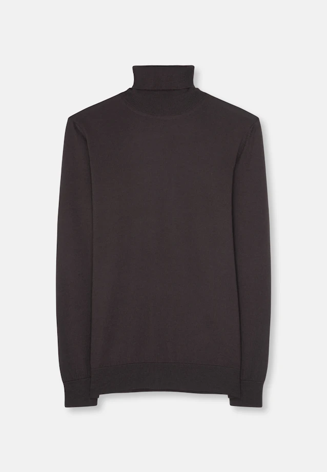 Regular Pull-over Uni in Marron |  Seidensticker Onlineshop