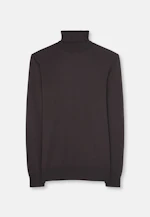 Regular Pullover Uni in Braun |  Seidensticker Onlineshop