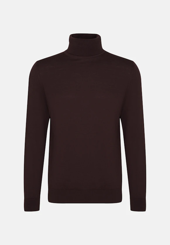 Regular Pull-over Uni in Marron |  Seidensticker Onlineshop