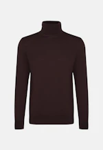 Regular Pullover Uni in Braun |  Seidensticker Onlineshop