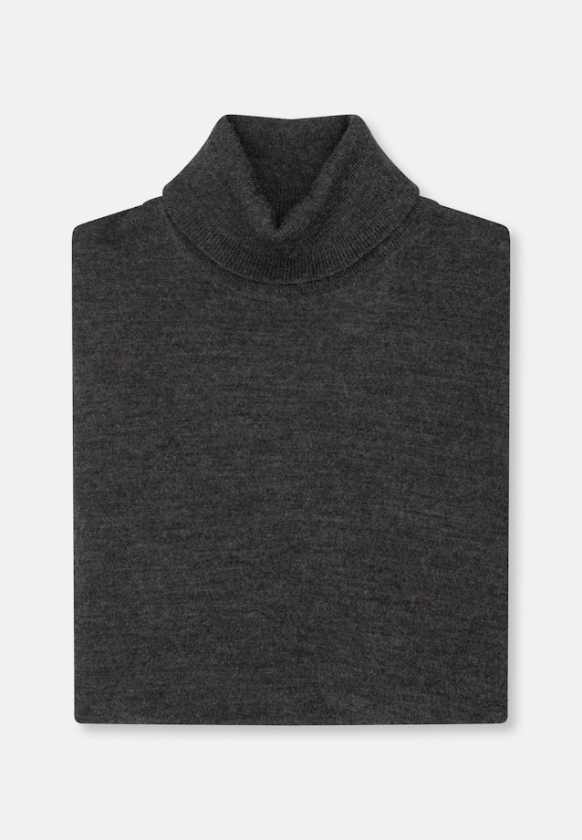 Regular Pull-over Uni in Gris |  Seidensticker Onlineshop