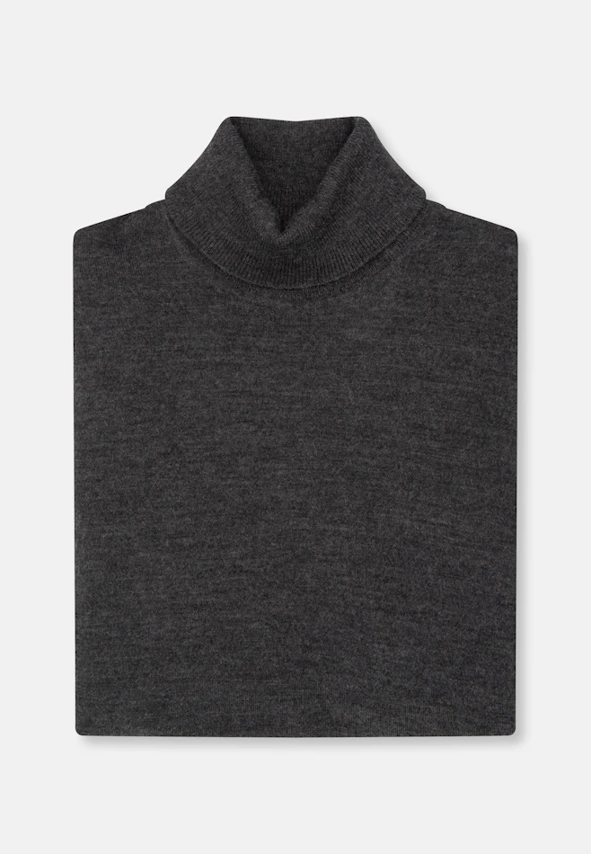 Regular Pullover Uni in Grau | Seidensticker Onlineshop