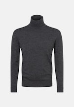 Regular Pullover Uni in Grau |  Seidensticker Onlineshop