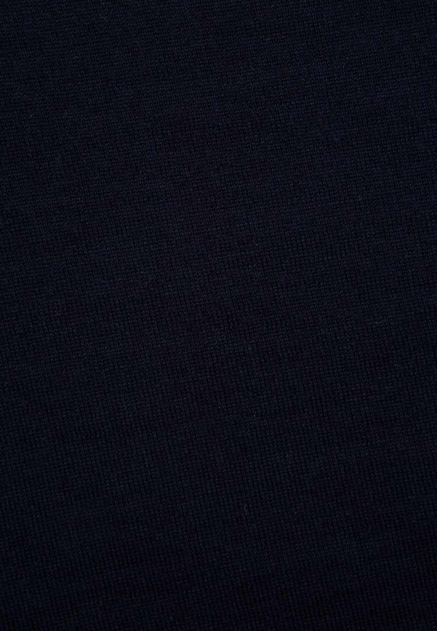 Rollkragen Pullover Regular fit 100% Wolle in Dunkelblau |  Seidensticker Onlineshop
