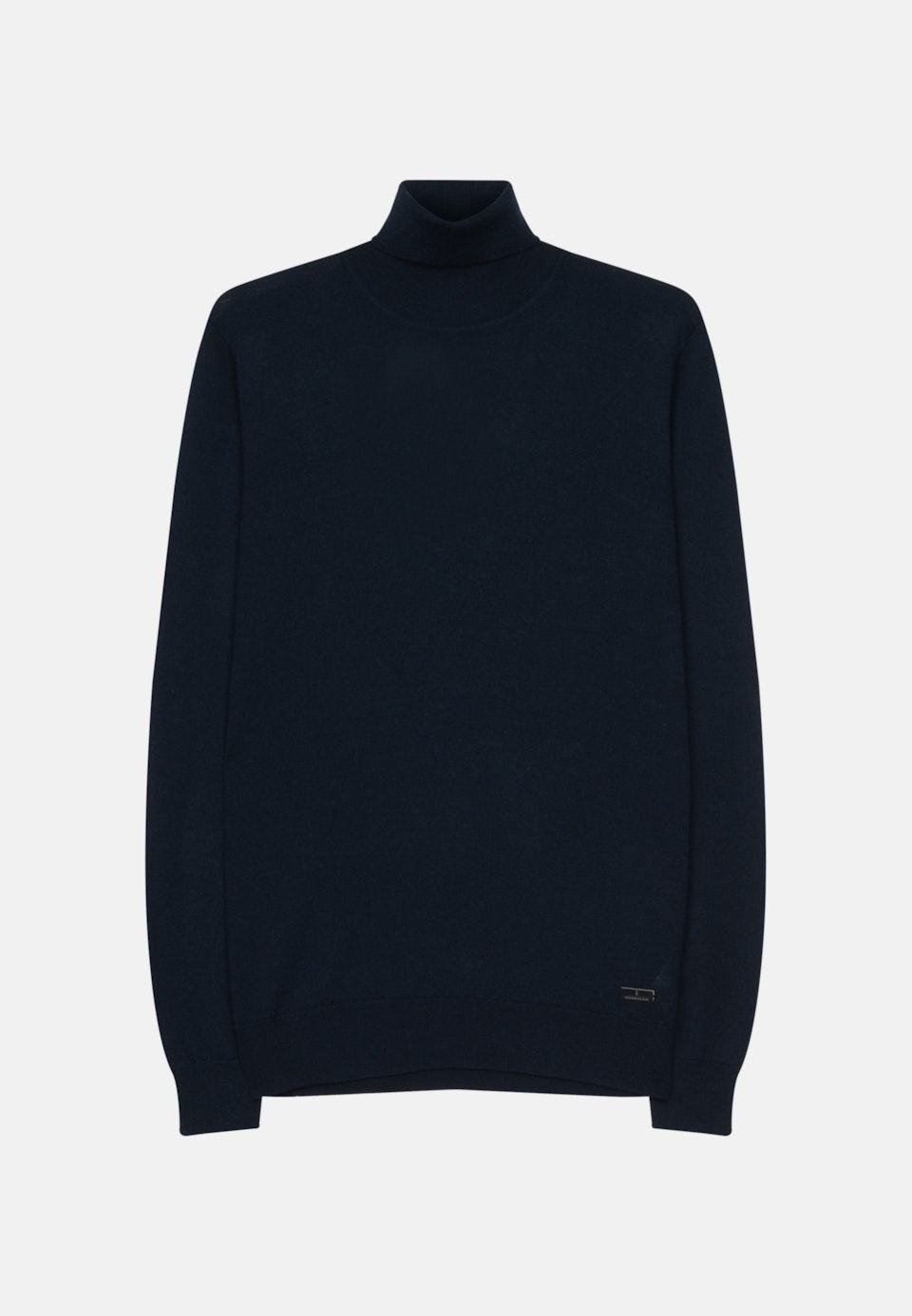 Rollkragen Pullover Regular fit 100% Wolle in Dunkelblau | Seidensticker Onlineshop