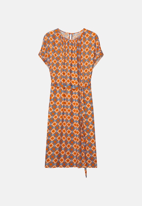 Crew Neck Dress in Orange |  Seidensticker Onlineshop